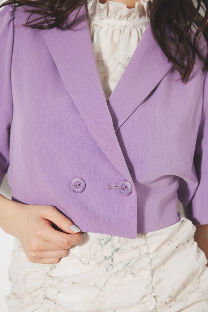 rienda「バックオープンベルトショートJK」|その他|