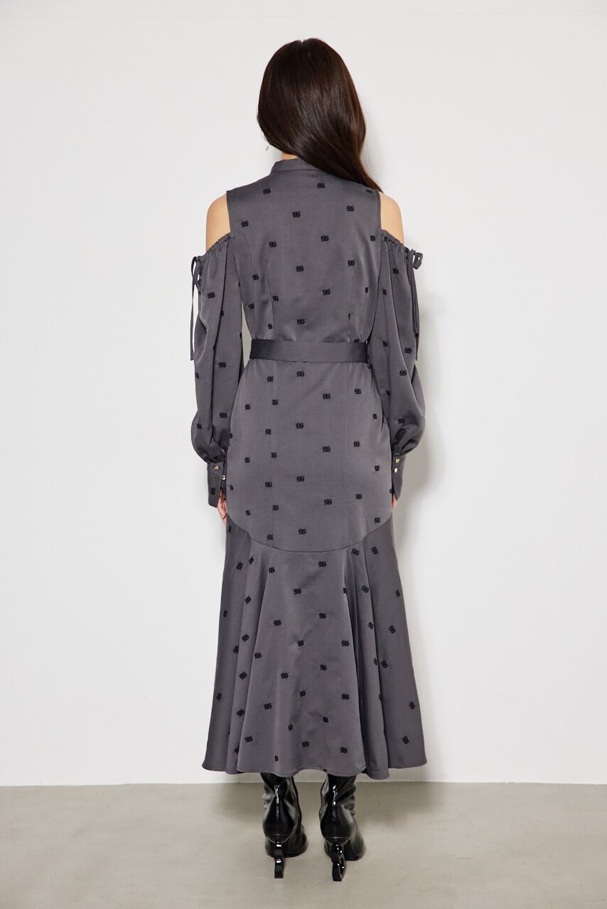 rienda「エンブロイダリーロゴフレアOP」|ワンピース|