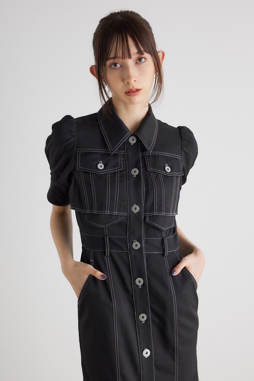 rienda「クロップレイヤードマーメイドOPS」|ワンピース|