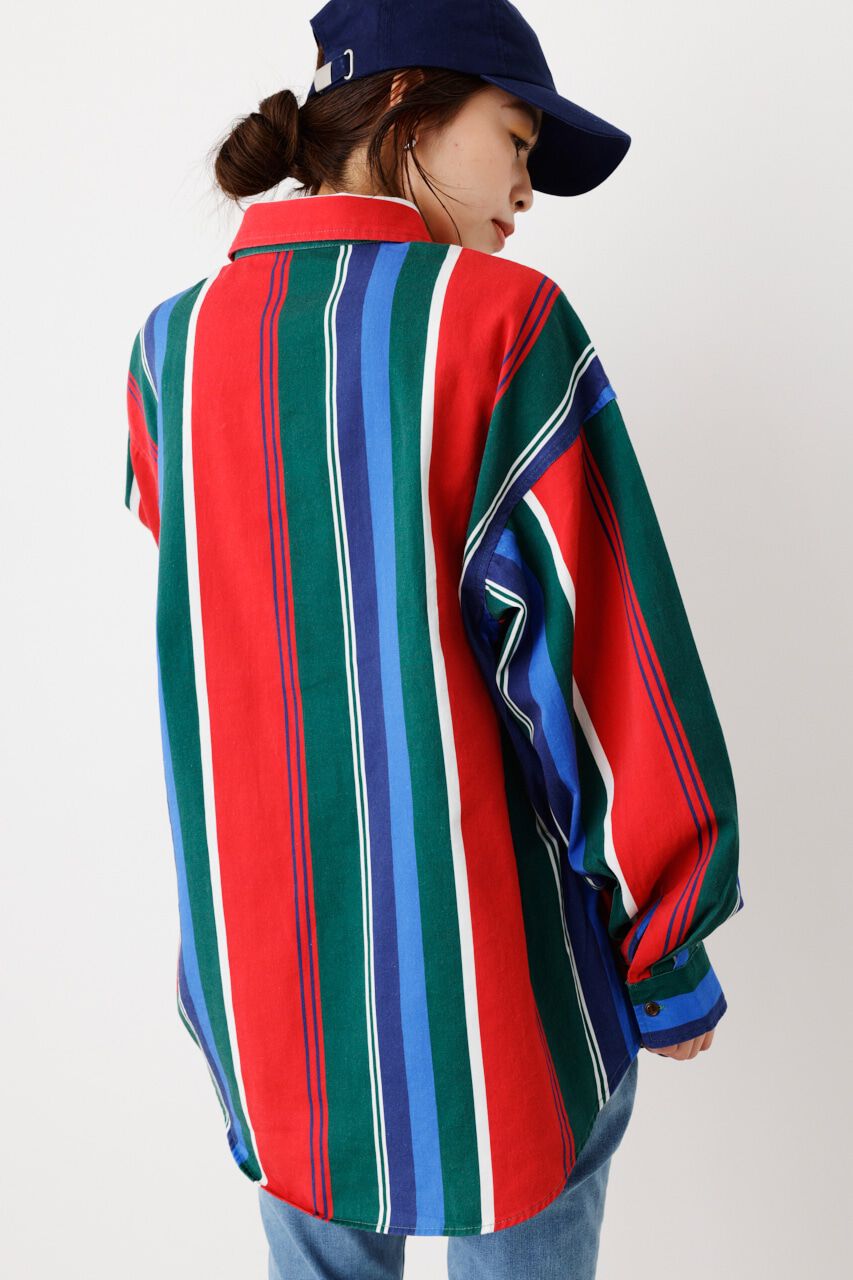 RODEO CROWNS「Vintage マルチストライプシャツ」|シャツ・ブラウス|