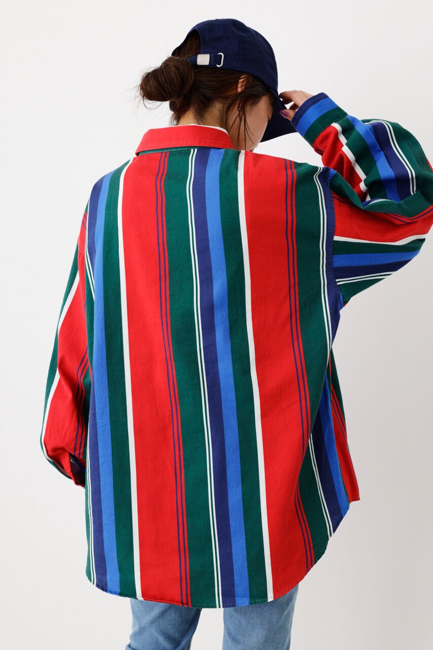 RODEO CROWNS「Vintage マルチストライプシャツ」|シャツ・ブラウス|