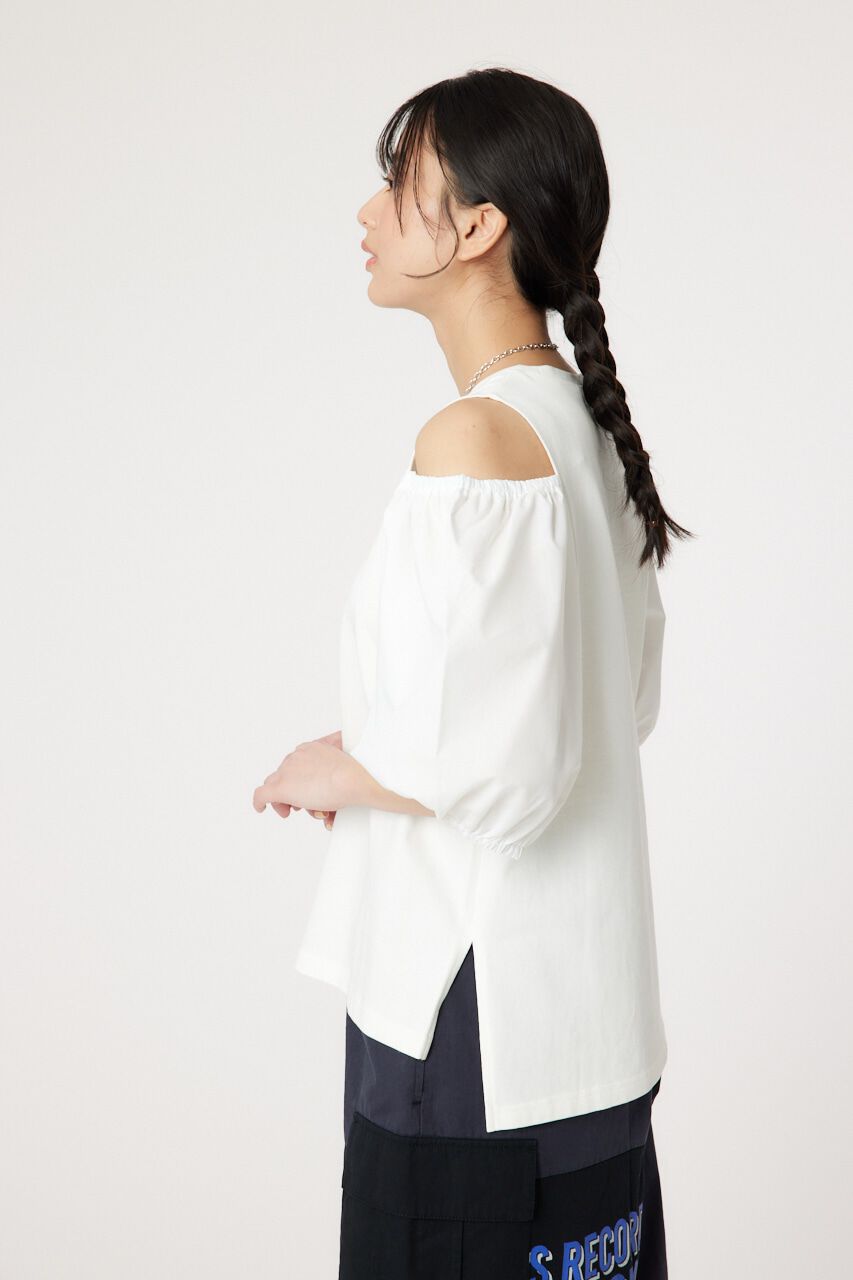 RODEO CROWNS「肩空きドッキングプルオーバー」|Tシャツ・カットソー|