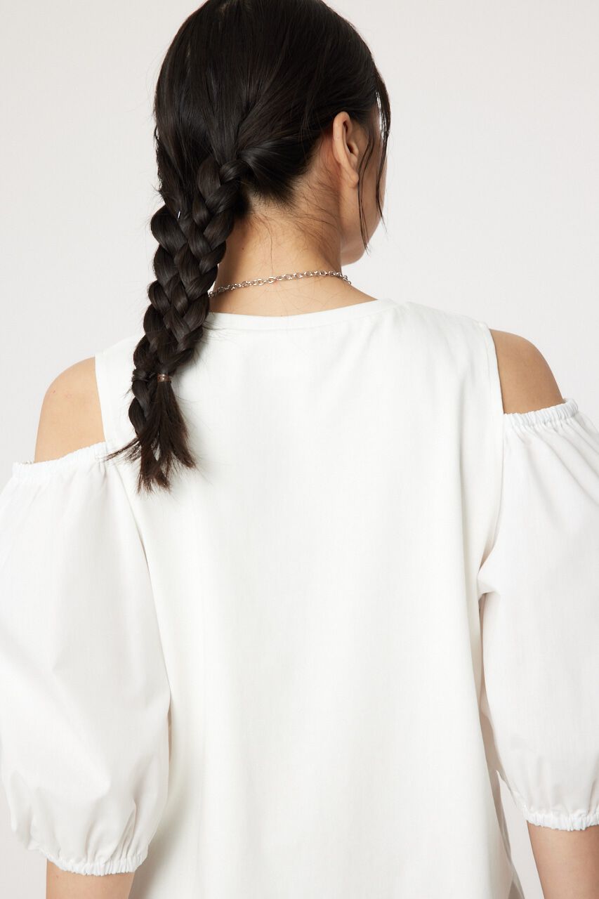 RODEO CROWNS「肩空きドッキングプルオーバー」|Tシャツ・カットソー|