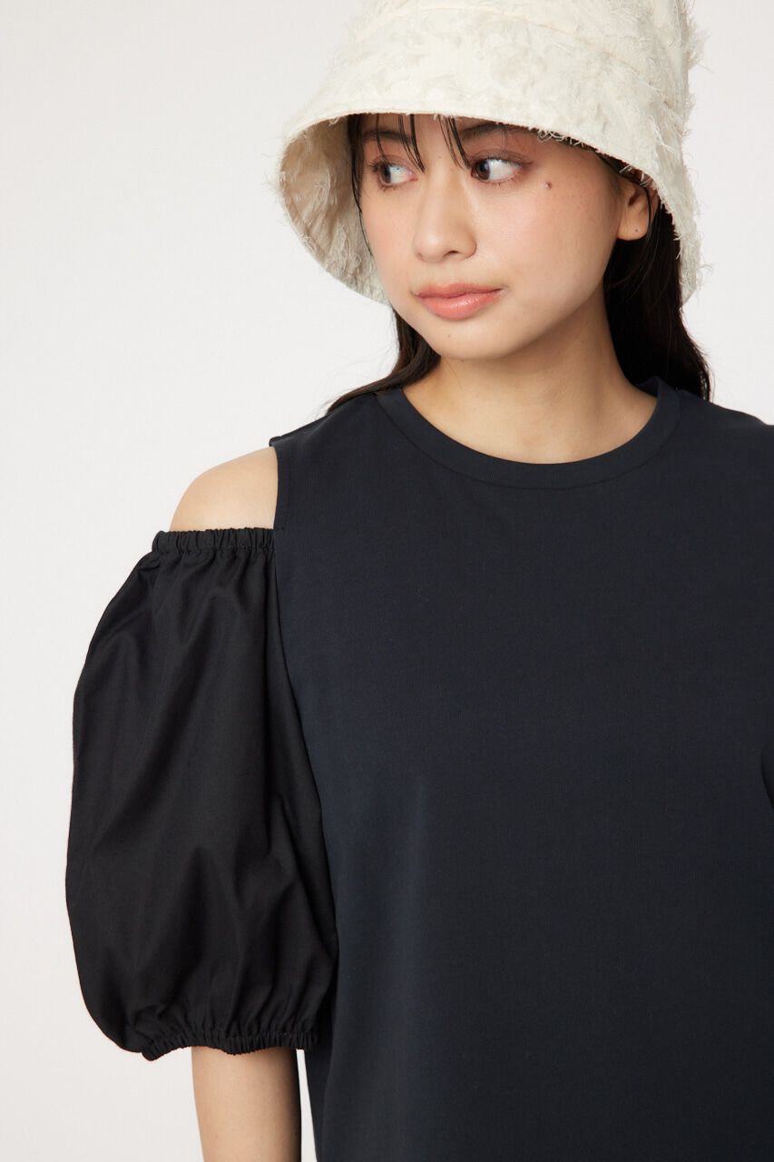 RODEO CROWNS「肩空きドッキングプルオーバー」|Tシャツ・カットソー|