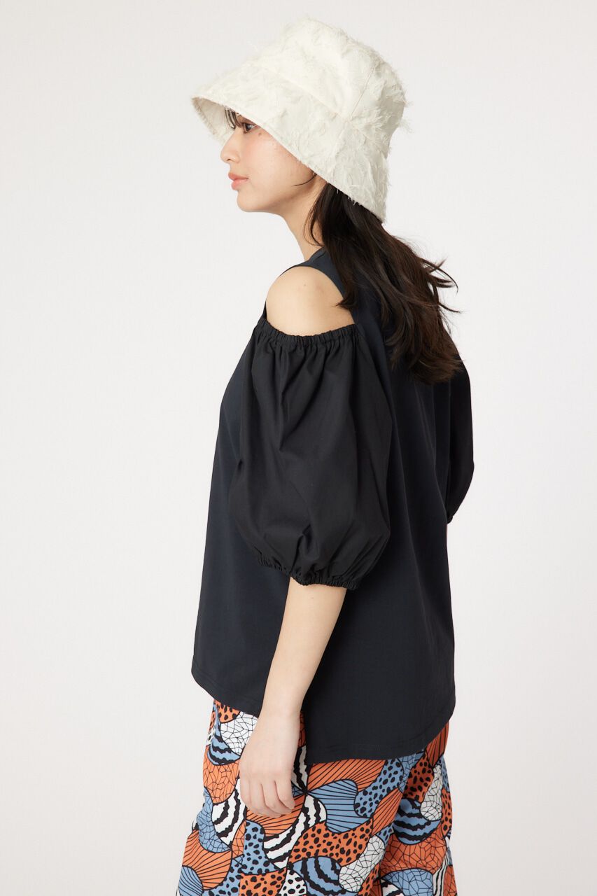 RODEO CROWNS「肩空きドッキングプルオーバー」|Tシャツ・カットソー|