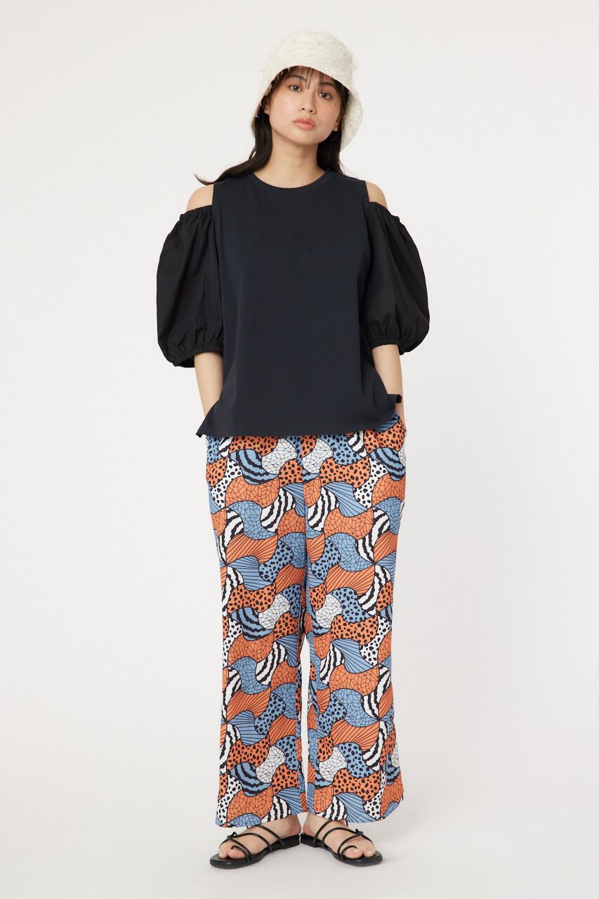 RODEO CROWNS「肩空きドッキングプルオーバー」|Tシャツ・カットソー|