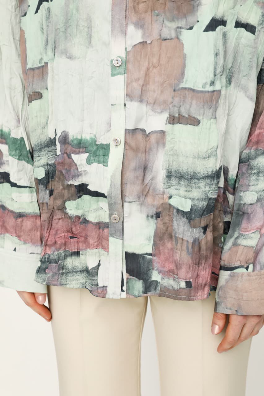 SLY「MUSS PAINT WRINKLE シャツ」|シャツ・ブラウス|