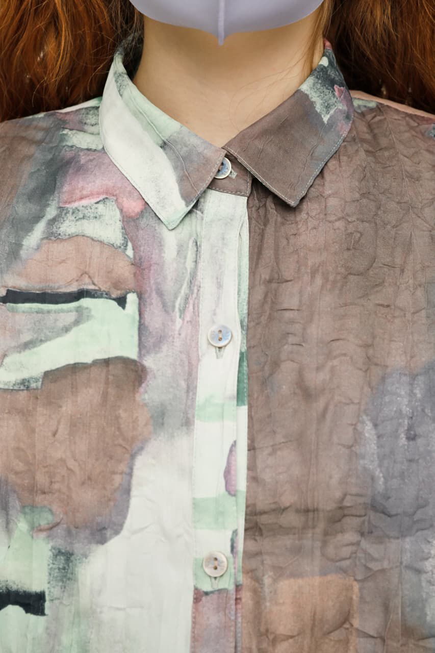 SLY「MUSS PAINT WRINKLE シャツ」|シャツ・ブラウス|