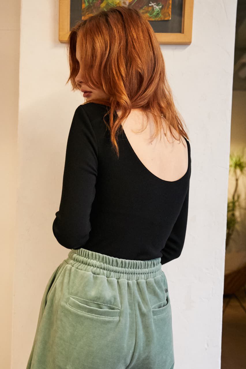 SLY「 BACK OPEN Tシャツ」|Tシャツ・カットソー|