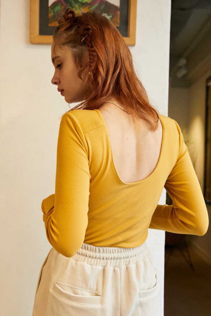 SLY「 BACK OPEN Tシャツ」|Tシャツ・カットソー|