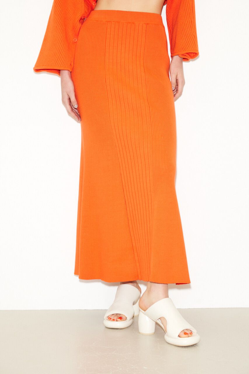 SLY「WIDE RIB MERMAID MG ロングスカート」|スカート|