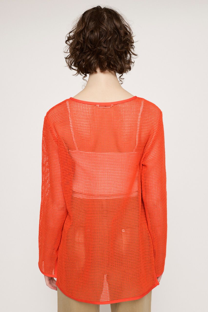 SLY「コットンメッシュロングスリーブトップス 長袖」|シャツ・ブラウス|