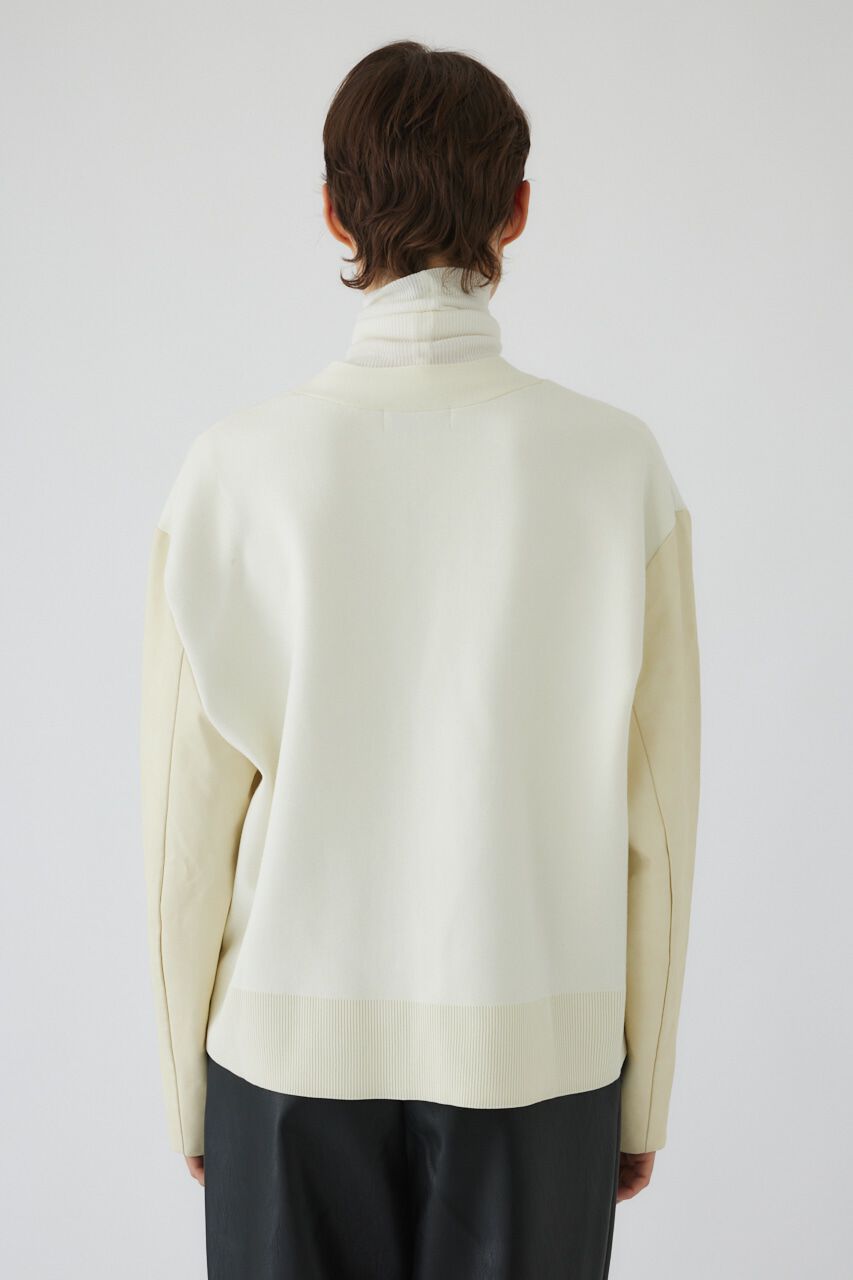 RIM.ARK 「Faux leather docking CD」|カーディガン|