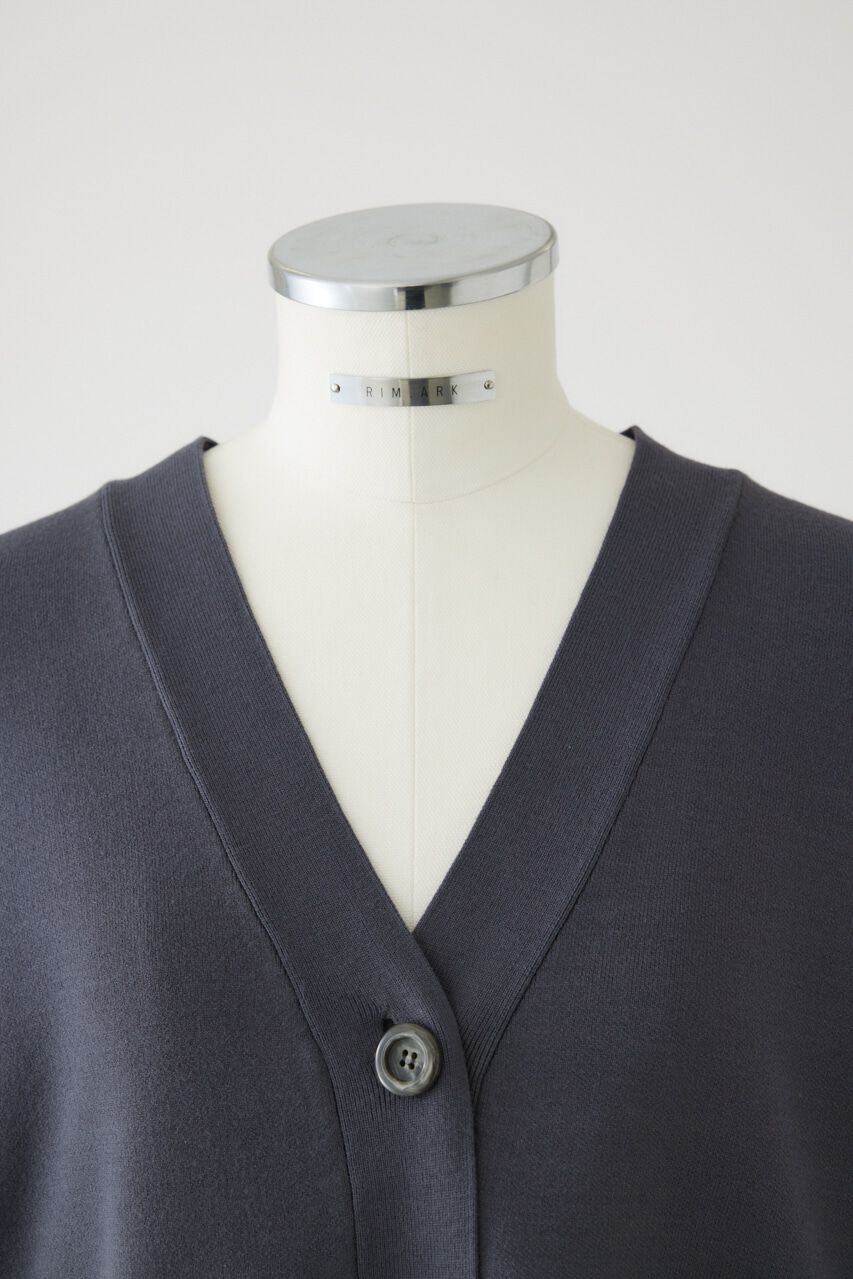 RIM.ARK 「Faux leather docking CD」|カーディガン|