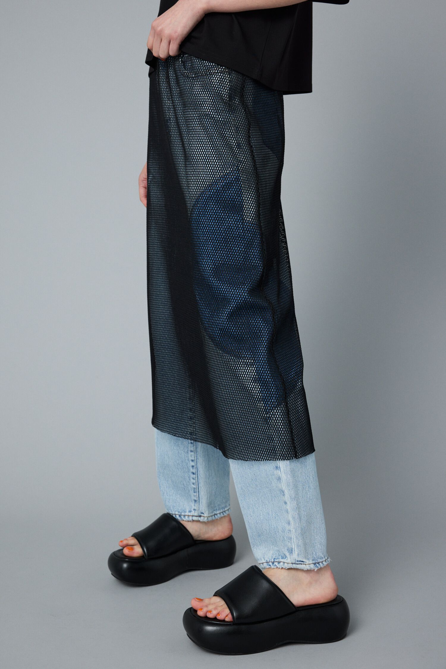 HeRIN.CYE「Mesh skirt」|スカート|