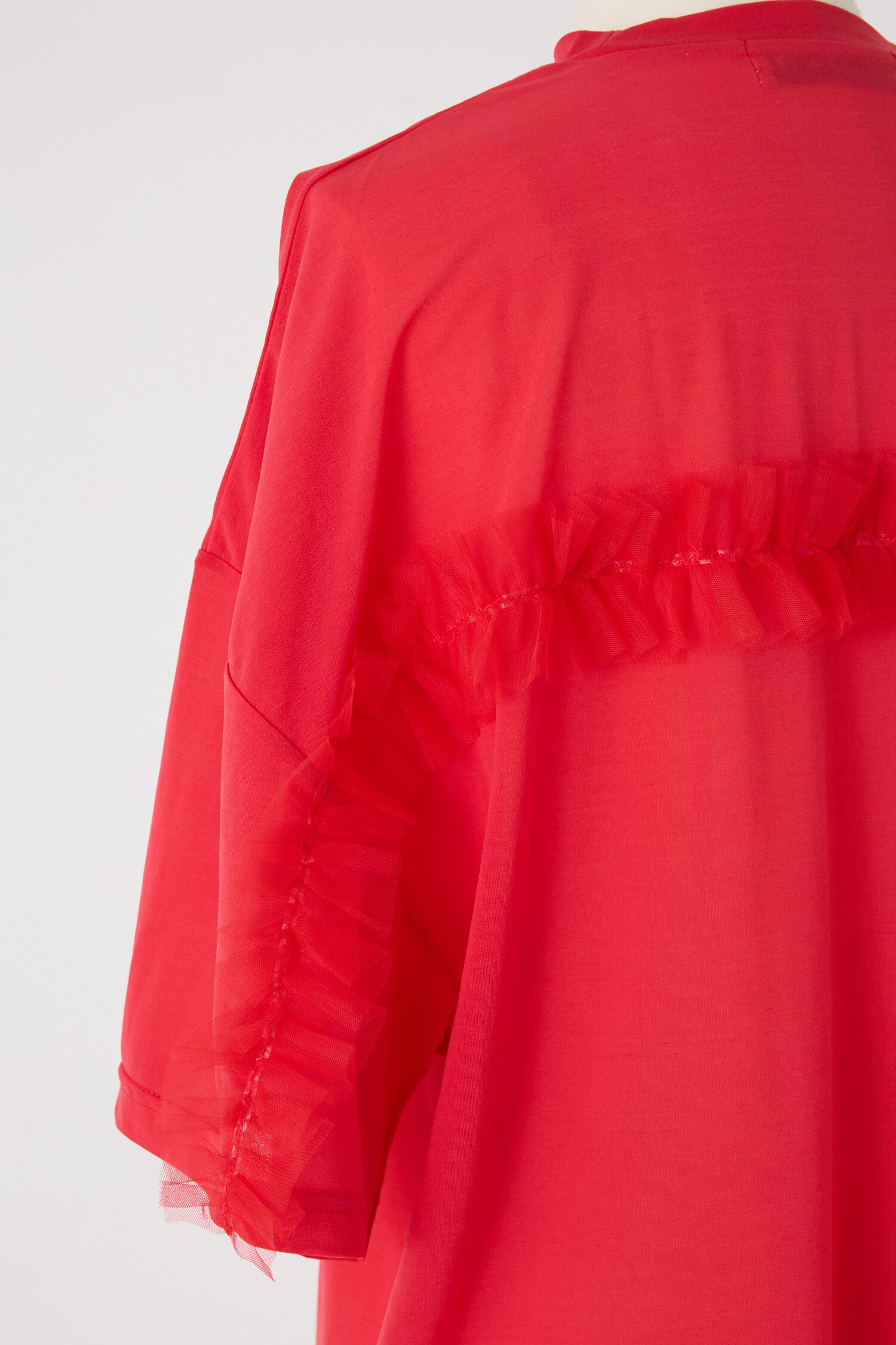 HeRIN.CYE「mio yanase / Frill sheer tops」|Tシャツ・カットソー|