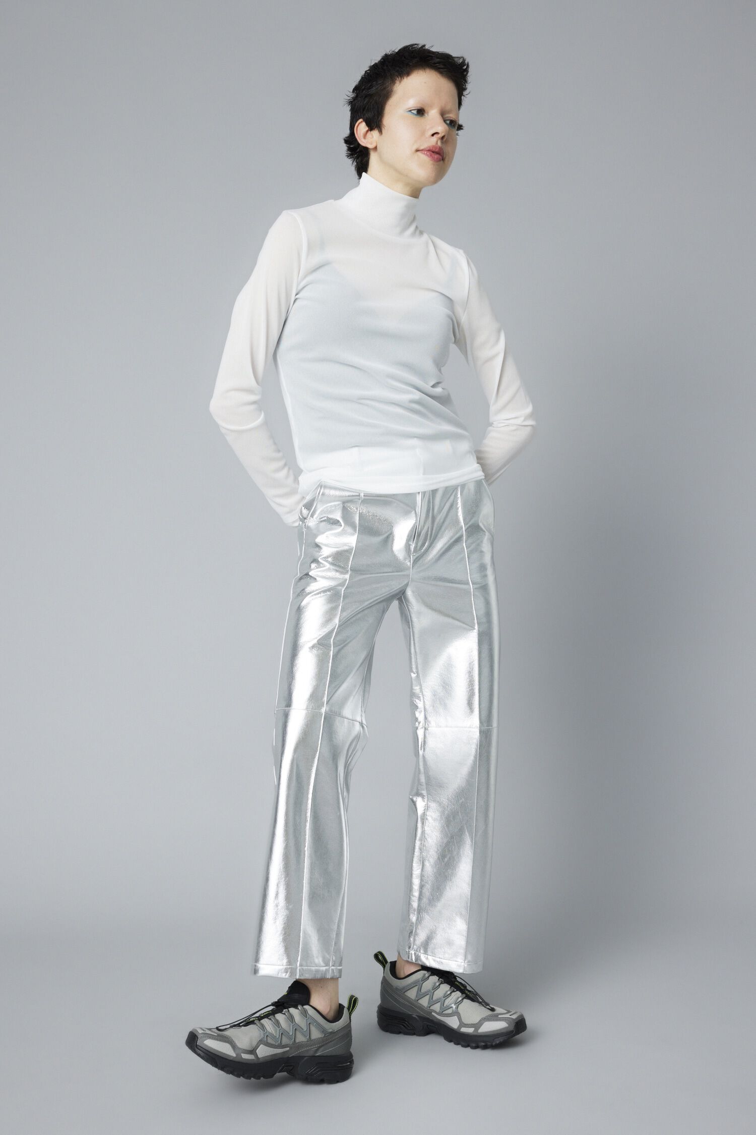 HeRIN.CYE「Mesh inner tops」|Tシャツ・カットソー|WHT