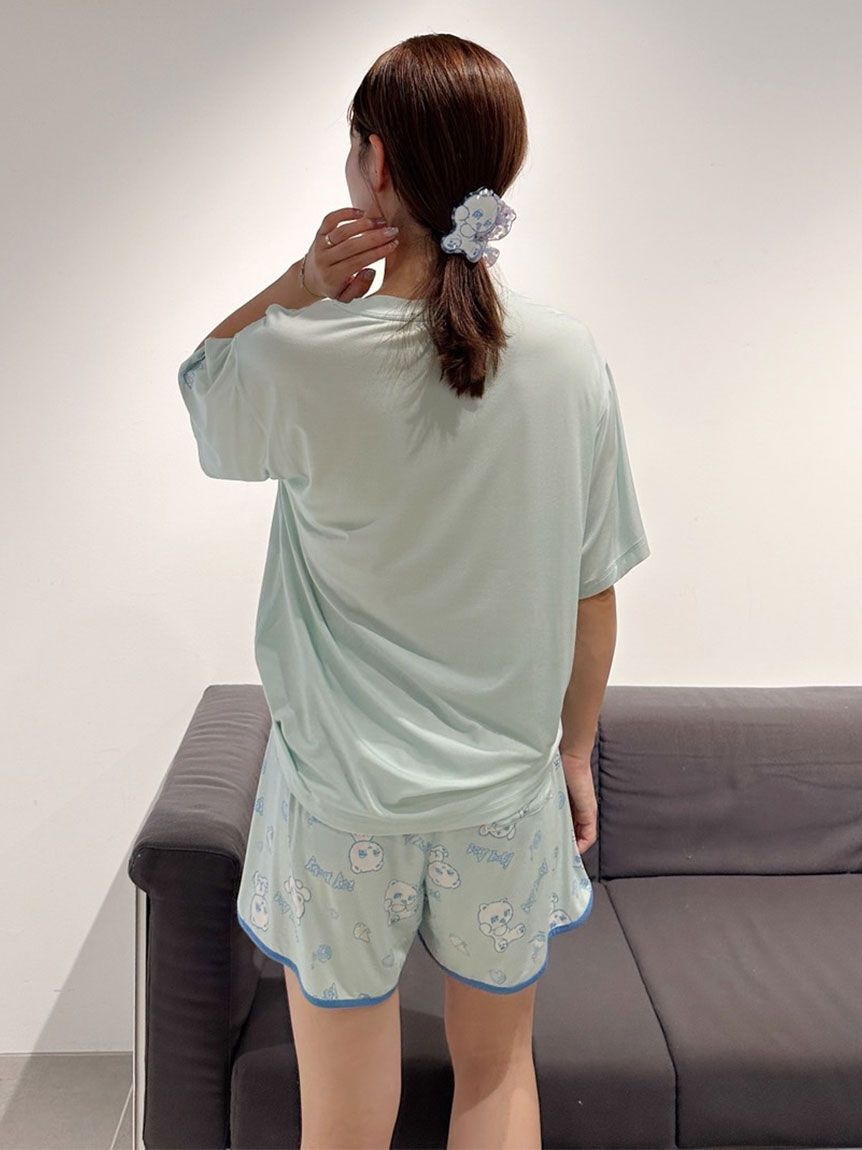 SNIDEL HOME「【icy baby】【接触冷感】Ｔシャツセットアップ」|ルームウェア|