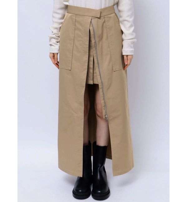 ELENDEEK「MULTI LAYERED SK」|スカート|