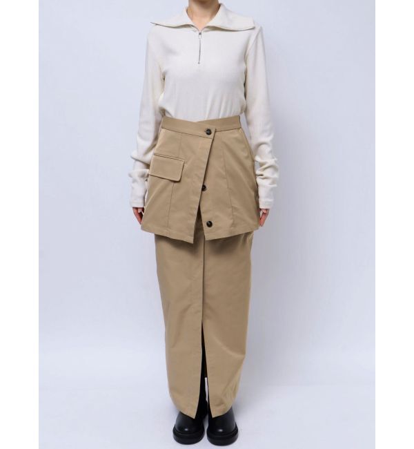 ELENDEEK「MULTI LAYERED SK」|スカート|