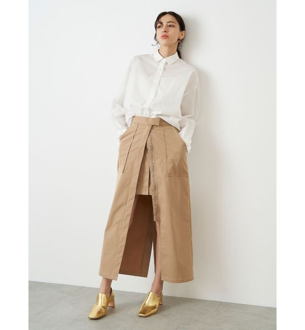 ELENDEEK「MULTI LAYERED SK」|スカート|