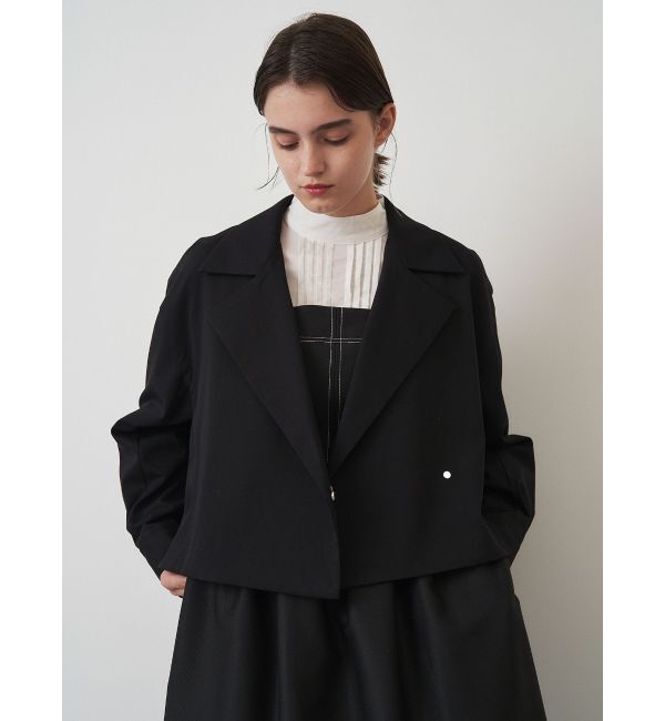 ELENDEEK「W-BREASTED SH JK」|テーラードジャケット|ブラック