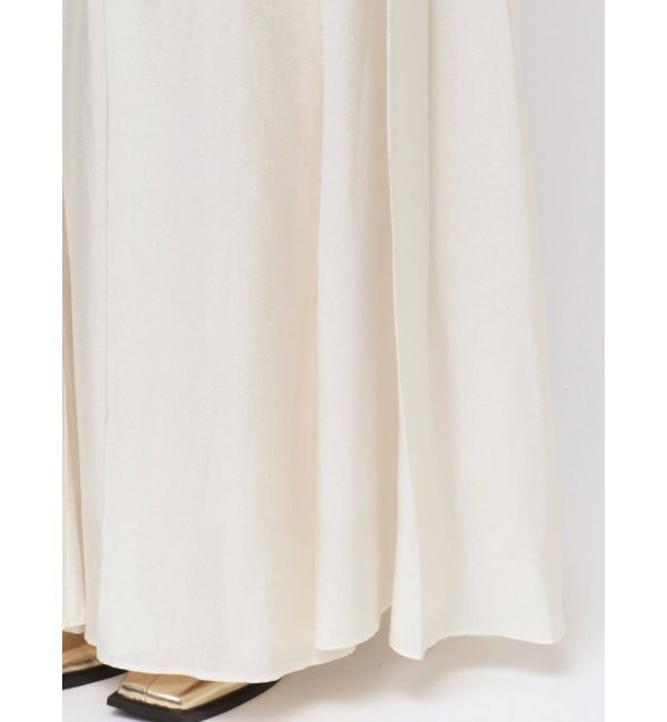 ELENDEEK「SHEER BLOCK FLARED SK」|スカート|