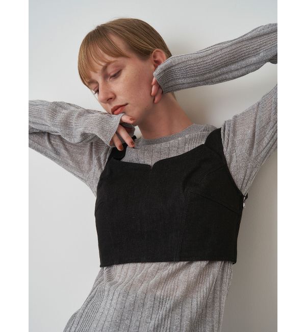 ELENDEEK「LAME SHEER RIB KT」|ニット・セーター|