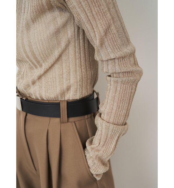 ELENDEEK「LAME SHEER RIB KT」|ニット・セーター|