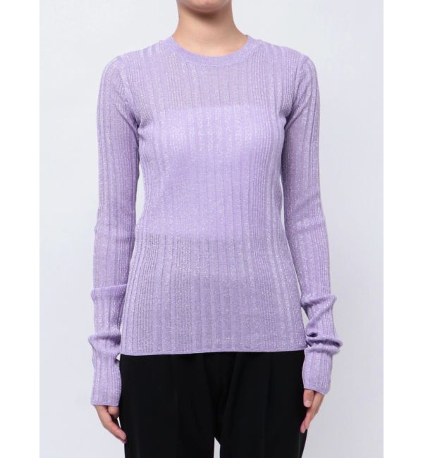 ELENDEEK「LAME SHEER RIB KT」|ニット・セーター|
