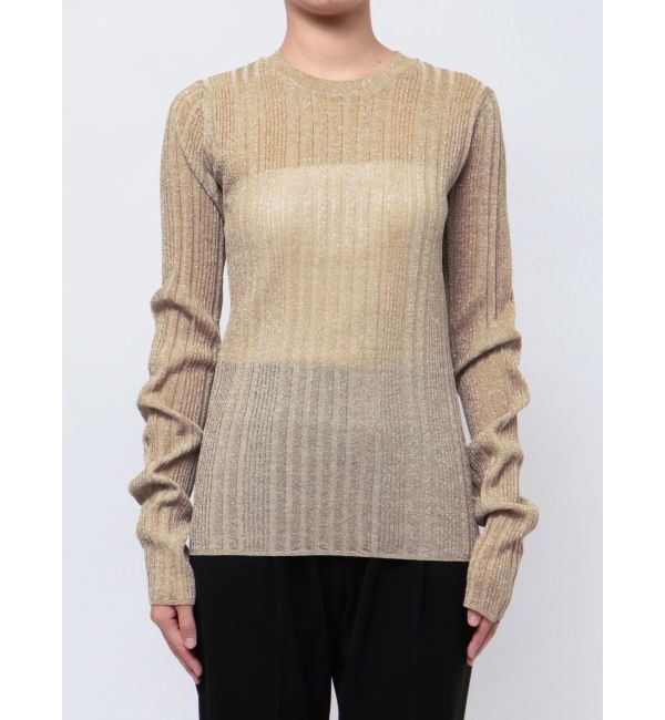 ELENDEEK「LAME SHEER RIB KT」|ニット・セーター|