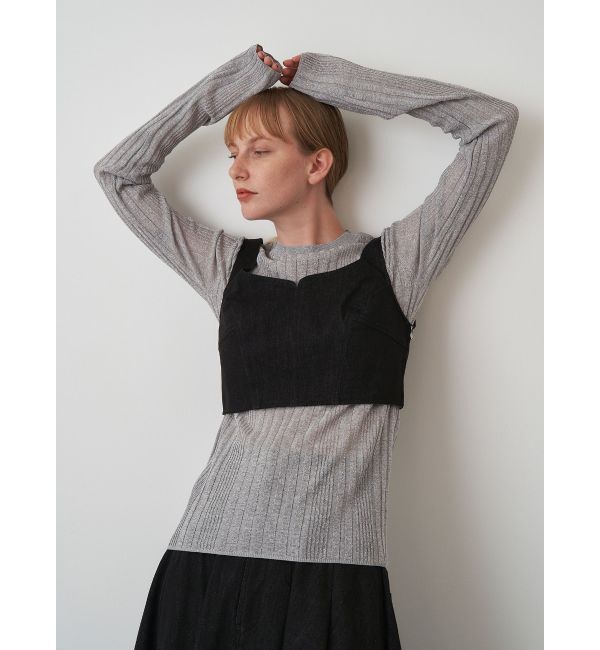 ELENDEEK「LAME SHEER RIB KT」|ニット・セーター|