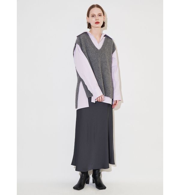 ELENDEEK「BIAS NARROW SK」|スカート|