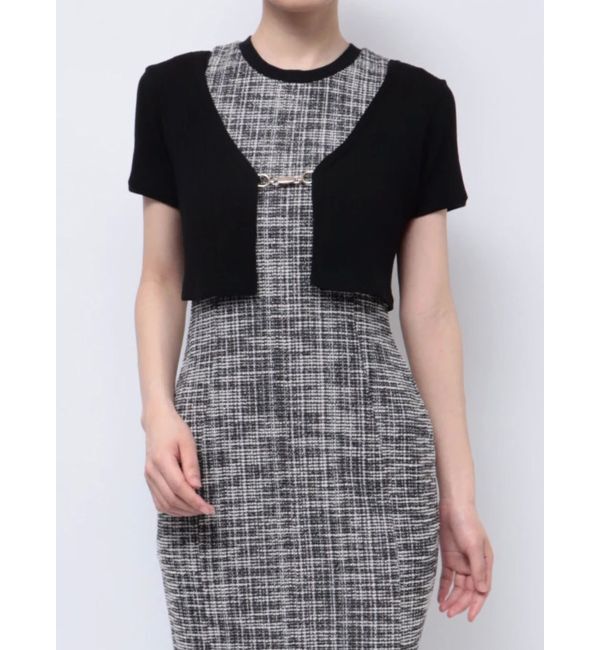 RESEXXY「チャームリブニットカーディガン【セットアップ着用可能】」|カーディガン|