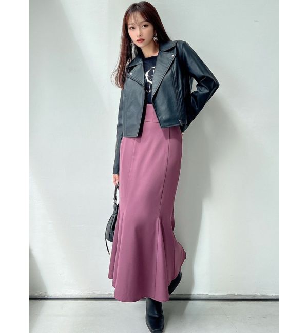 RESEXXY「フェイクレザーライダースジャケット」|ライダースジャケット|