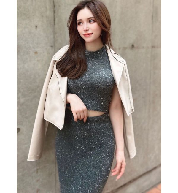 RESEXXY「フェイクレザーライダースジャケット」|ライダースジャケット|