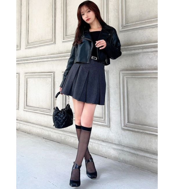 RESEXXY「フェイクレザーライダースジャケット」|ライダースジャケット|