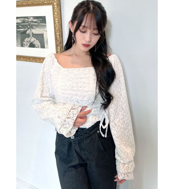 RESEXXY「ギャザーポイントブラウス」|シャツ・ブラウス|