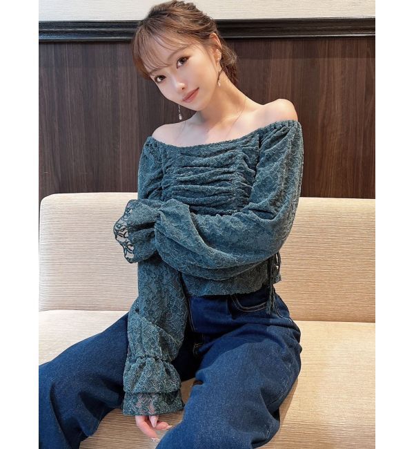 RESEXXY「ギャザーポイントブラウス」|シャツ・ブラウス|