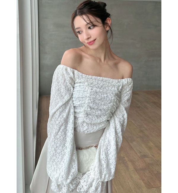 RESEXXY「ギャザーポイントブラウス」|シャツ・ブラウス|