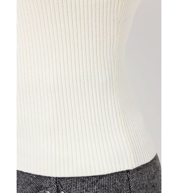 RESEXXY「GOLDパーツリブニットトップス」|ニット・セーター|