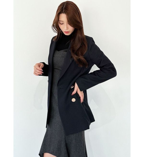 RESEXXY「テーラードミディジャケット」|テーラードジャケット|