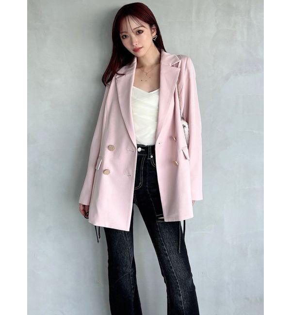 RESEXXY「テーラードミディジャケット」|テーラードジャケット|