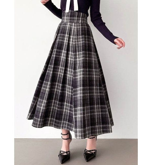 RESEXXY「【WEB限定】ハイウエストコルセットスカート」|スカート|チャコールグレー