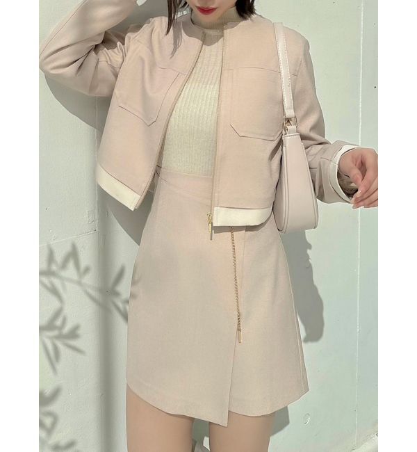 dazzlin「【SETUP】コンパクトジップジャコット※セットアップ対応」|その他|