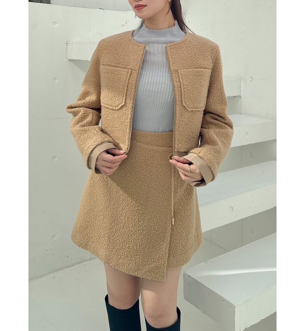 dazzlin「【SETUP】コンパクトジップジャコット※セットアップ対応」|その他|