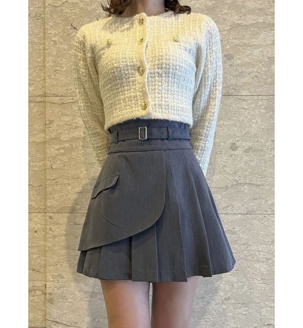 dazzlin「レイヤードプリーツミニスカート」|スカート|