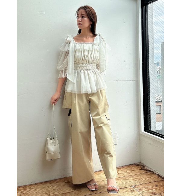 dazzlin「サイドオープンカーゴワイドパンツ」|その他|