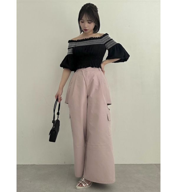 dazzlin「サイドオープンカーゴワイドパンツ」|その他|