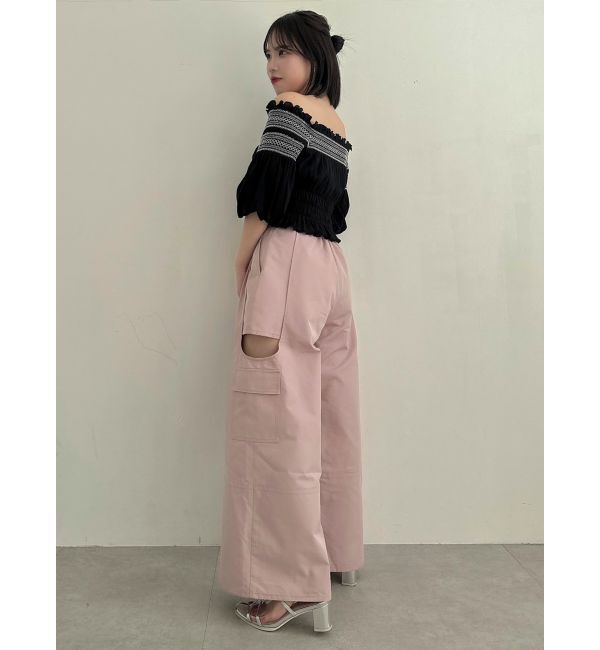 dazzlin「サイドオープンカーゴワイドパンツ」|その他|